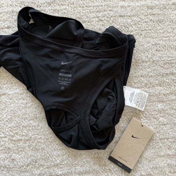 Nike NWT Dri Fit Tennis Black Tank Top - Picture 3 of 3